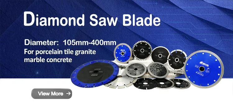 Hot Pressed X Teeth Mesh Spuer Thin Design Turbo Diamond Saw Blade