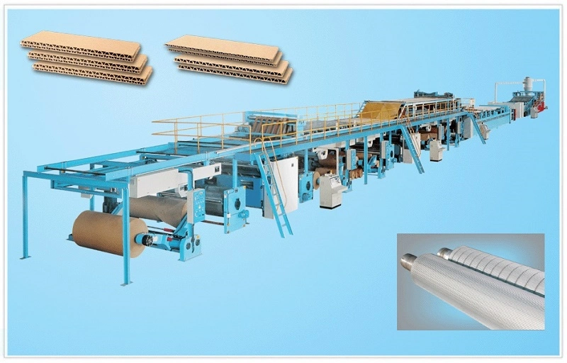 Vacuum Suction Single Facer Corrugated Machine