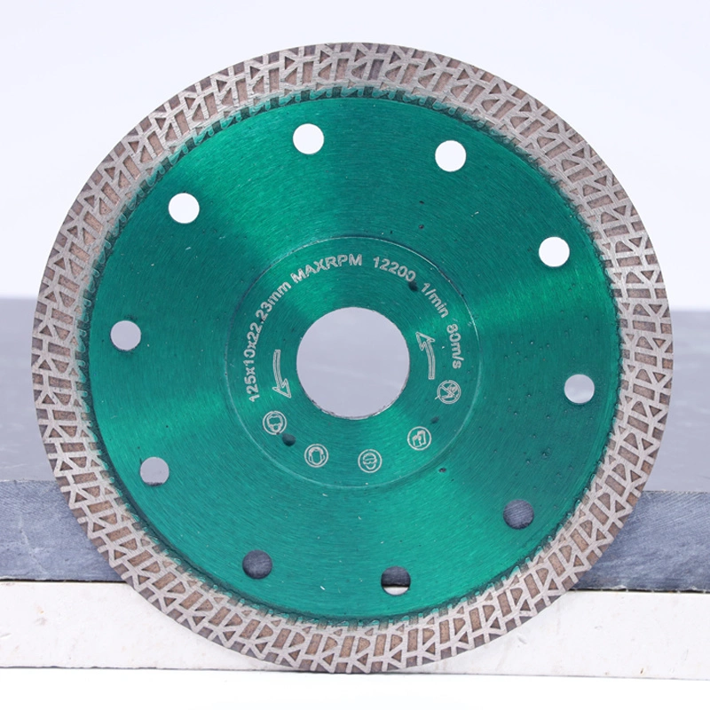 Diamond Tools Thin Turbo Cutting Tool Segment Circular Saw Discs Tile Saw Blade for Ceramic Granite Stone Porcelain Marble